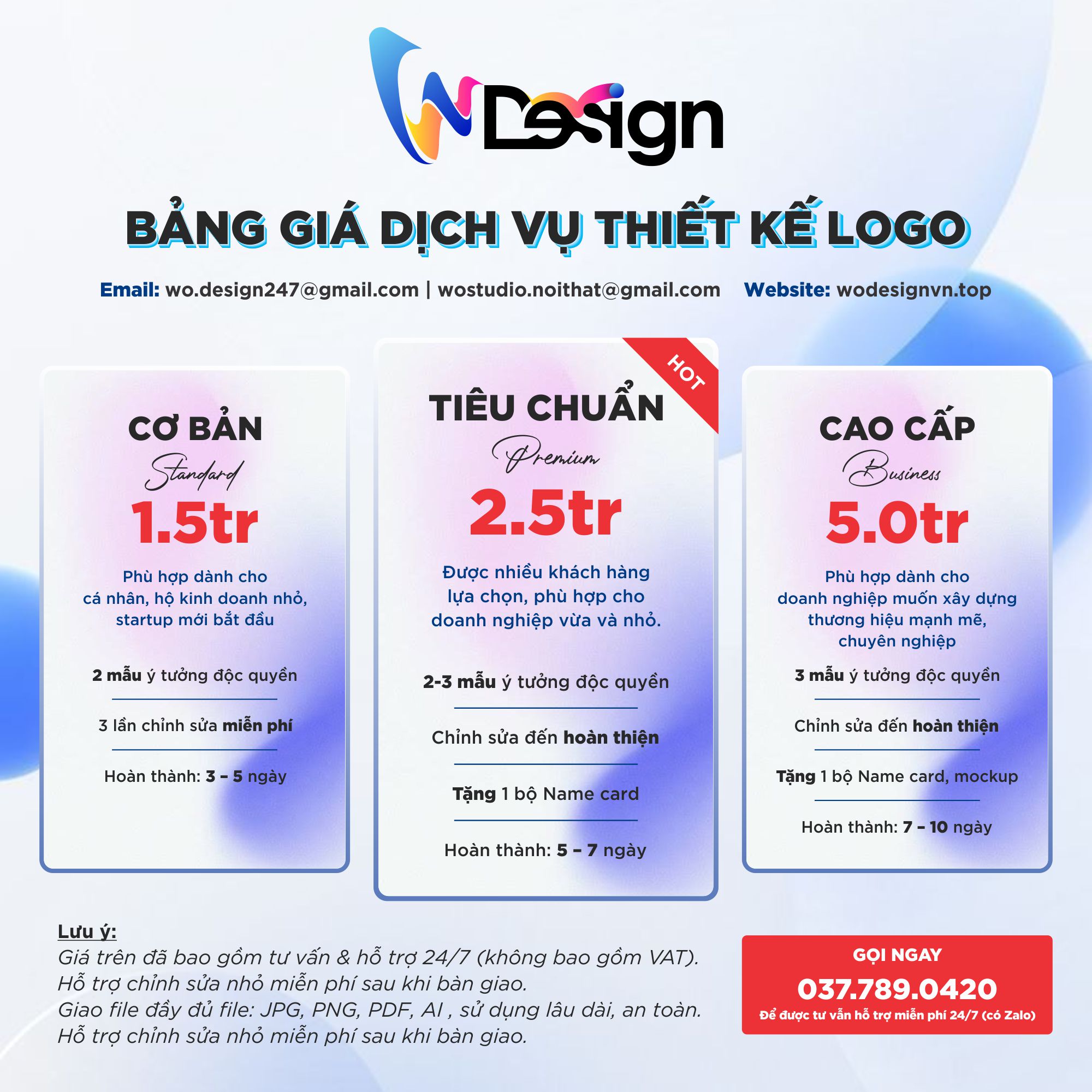 thiết kế logo trọn gói